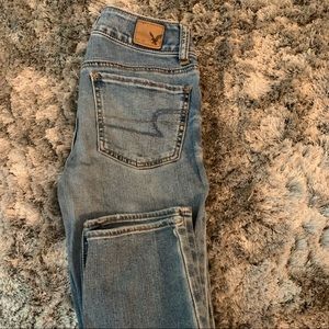 American Eagle medium wash jeans size 0 short
